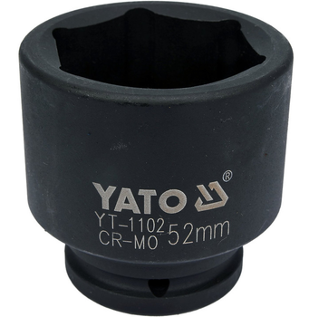 Головка торцева ударна YATO шестигранна 3/4" 52 мм (YT-1102)
