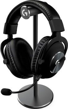 Наушники Logitech G PRO X Gaming Headset Black + Подставка для наушников (991-000358)