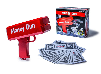 Пистолет, который стреляет деньгами Money Gun 3011