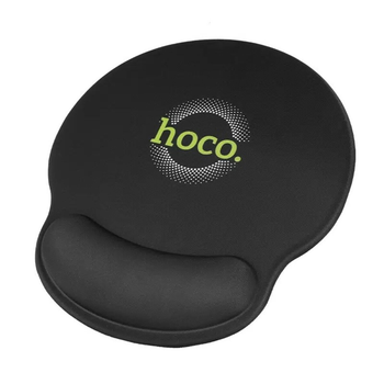 Коврик для мыши Hoco GM30 Polar Fox, 230×215 мм, гелевая подставка, черный