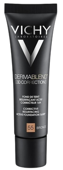 Тональна основа Vichy Dermablend 3D Correction 55 Bronze в тюбику 30 мл (3337871332334)