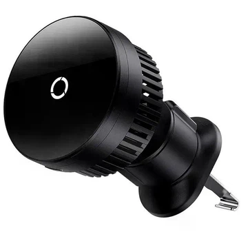 Беспроводное автомобильное зарядное устройство Baseus MagPro Series Magnetic Wireless Charg Car Air Vent 15W C40164100121-00 Black