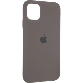Чохол Fiji Silicone Case для Apple iPhone 14 Plus бампер накладка Soft Touch з мікрофіброю Cocao