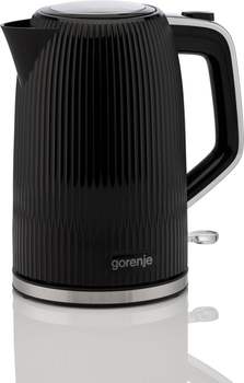 Электрочайник Gorenje 2200 Вт пластик, термостат Strix 1.7л Черный матовый (K17DPB)