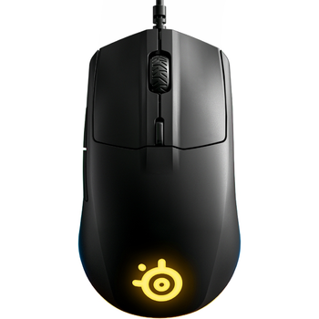 Проводная игровая мишка SteelSeries Rival 3 Gen 2 RGB 8500dpi USB 6кн Black (62515)