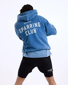 Худі BOXRAW Sparring Club Oversized L Блакитне