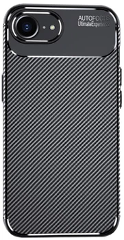 Чехол Autofocus Carbon на Apple iPhone 16e / черный