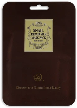 Тканевая маска с муцином улитки для лица - Chamos Snail Repair Silk Mask Pack 23ml (23ml) (1262314-1822000039-2)