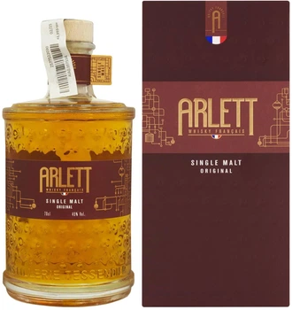 Віскі Arlett Single Malt Original 0.7 л 45% у подарунковій упаковці (3760045045080)