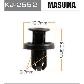 Кліпса MASUMA HONDA Accord, Civic, CR-V, Crosstour, Pilot, 91505-TM8-003 (KJ-2551)