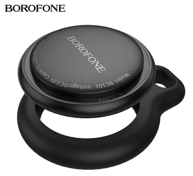 Трекер-брелок BOROFONE BC101 Airtag для Apple – отслеживание вещей, животных, детей черный