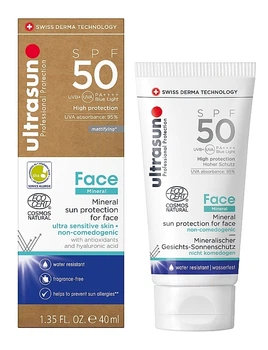 Солнцезащитный крем для лица SPF50 - Ultrasun Face Mineral SPF50 40ml (1465279-36118863)