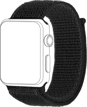 Ремінець TOPP для Apple Watch 42/44 mm Black (4029164120924)