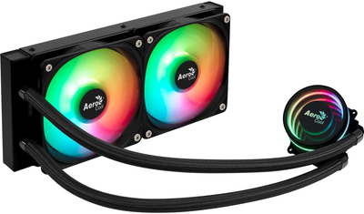 Система водяного охолодження AeroCool Oasis L240 Black (ACLA-OA24117.11)