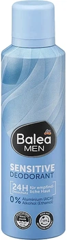 Дезодорант чоловічий для чутливої шкіри Балеа Balea men sensitive 200ml