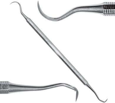 Двосторонній непарний скейлер Surgicon Tonwer-Jaquette серповидний/прямий SD-1027-15L (2000988947180)