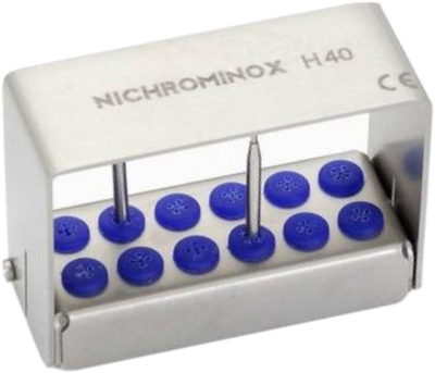 Підставка для стоматологічних борів Nichrominox жовта 206012.5 (2000988943809)