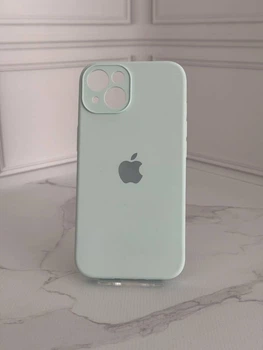 Чохол Premium Silicone Case з захистом камери для iPhone 13 sea foam