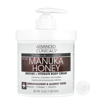 Крем для тіла Advanced Clinicals Manuka Honey з колагеном 454 г
