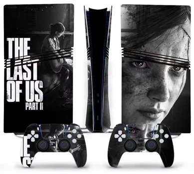 Комплект виниловых наклеек The Last of Us 2 для Sony PlayStation 5 PRO Digital Edition и Dualsense