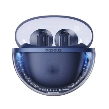 Беспроводные Bluetooth наушники Baseus Bowie E5x True Wireless TWS Earphones BT5.3, 330mAh/35mAh, 25h (A00060101323-00) Blue