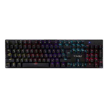 Клавіатура Ігрова TWolf T17 LED Blue Switch Колір Чорний