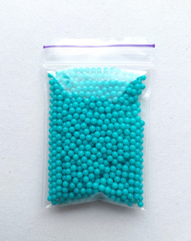 Пули гелевые, орбиз диаметр 7-8мм, цвет Tiffany Blue, 500 пулек.