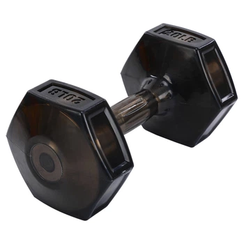 Гантель для фитнеса Zelart Jelly Urethane Coated Dumbbells TA-2946-20LB 9 кг Черный