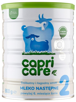 Mleko następne Capricare 2 na bazie mleka koziego od 6 miesiąca życia 800 g (9421025232978)