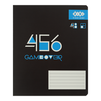 Зошит ZiBi 48 аркушів клітинка Gamer 1 (ZB25.1787K)