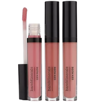 Zestaw błyszczyków do ust Bareminerals Lip Laquer-Trio Gen Nude Patent Lip Laquer 3 x 3.7 ml (98132575312)