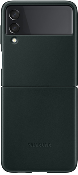  Панель Samsung Leather Cover для Galaxy Flip 3 Green (EF-VF711LGEGWW)