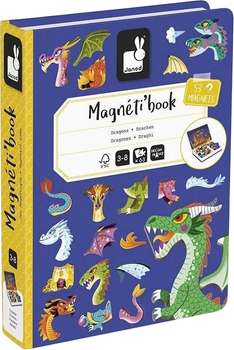 Магнітна книга Janod Дракони 53 елементи (J02527)