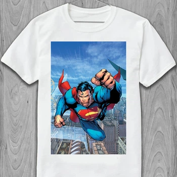 Чоловіча футболка Superman Супермен (персонаж) PG02329 goodreclama XXL Білий