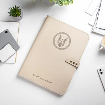 Папка для семейных гравировальных документов, A5, Beige, WoodPresent