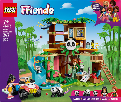 Конструктор LEGO Friends Уход за животными в заповеднике панд 243 детали (42648)