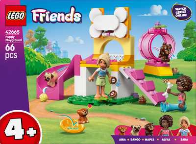 Конструктор LEGO Friends Игровая площадка для щенков 66 деталей (42665)