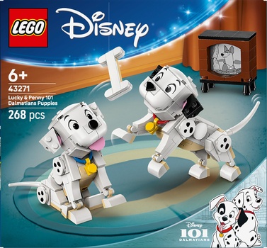 Конструктор LEGO Disney Classic Лаки и Пенни. 101 далматинец 268 деталей (43271)