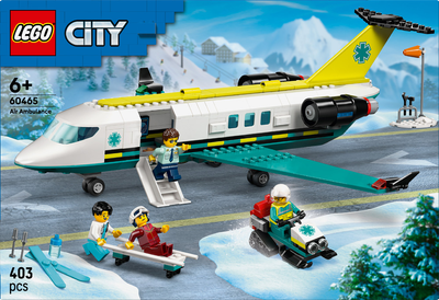 Конструктор LEGO City Самолет скорой медицинской помощи 403 детали (60465)