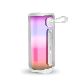 Портативная колонка Bluetooth 8 Вт с подсветкой и FM-радио USB белая