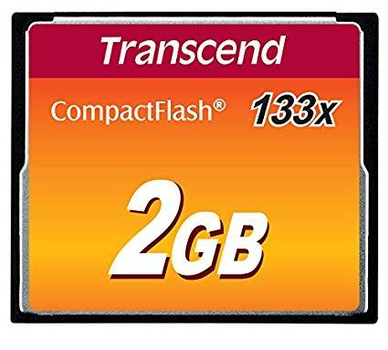 Карта памяти Transcend 2 GB 133X CompactFlash Card TS2GCF133