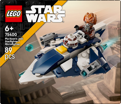 Конструктор LEGO Star Wars Джедайский звездный микроистребитель Пло Куна 89 деталей (75400)