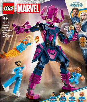 Конструктор LEGO Super Heroes Marvel Фантастическая четверка против Галактуса: фигурка для сборки 427 деталей (76316)