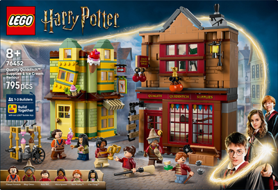 Конструктор LEGO Harry Potter Качественные товары для квиддича и кафе с мороженым 795 деталей (76452)