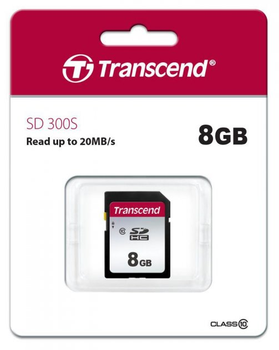 Карта памяти Transcend 8 GB SDHC Class 10 300S TS8GSDC300S