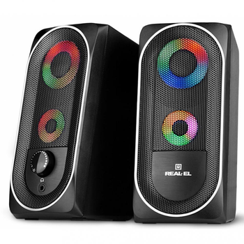 Мультимедійна акустика REAL-EL S-110 Black (EL121100009)