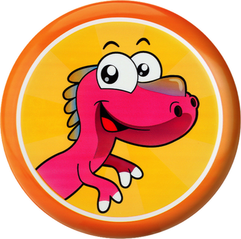 Літаючий диск Frisbee LEAN Toys 20 см 20373 Orange (5905991026624)