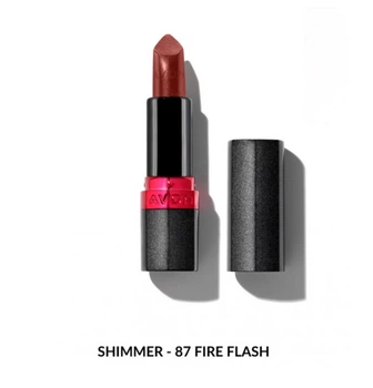 Зволожувальна мерехтлива губна помада Avon "Ультра" 87 Вогняний спалах (87 Fire Flash) 3,6г