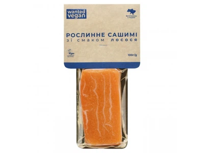 Сашимі рослинне зі смаком лосося Wanted Vegan 100 г (20446151)