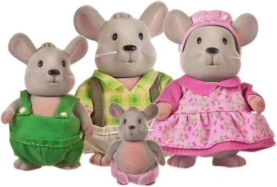 Набор фигурок Li'l Woodzeez Семья Мышей (6003Z)